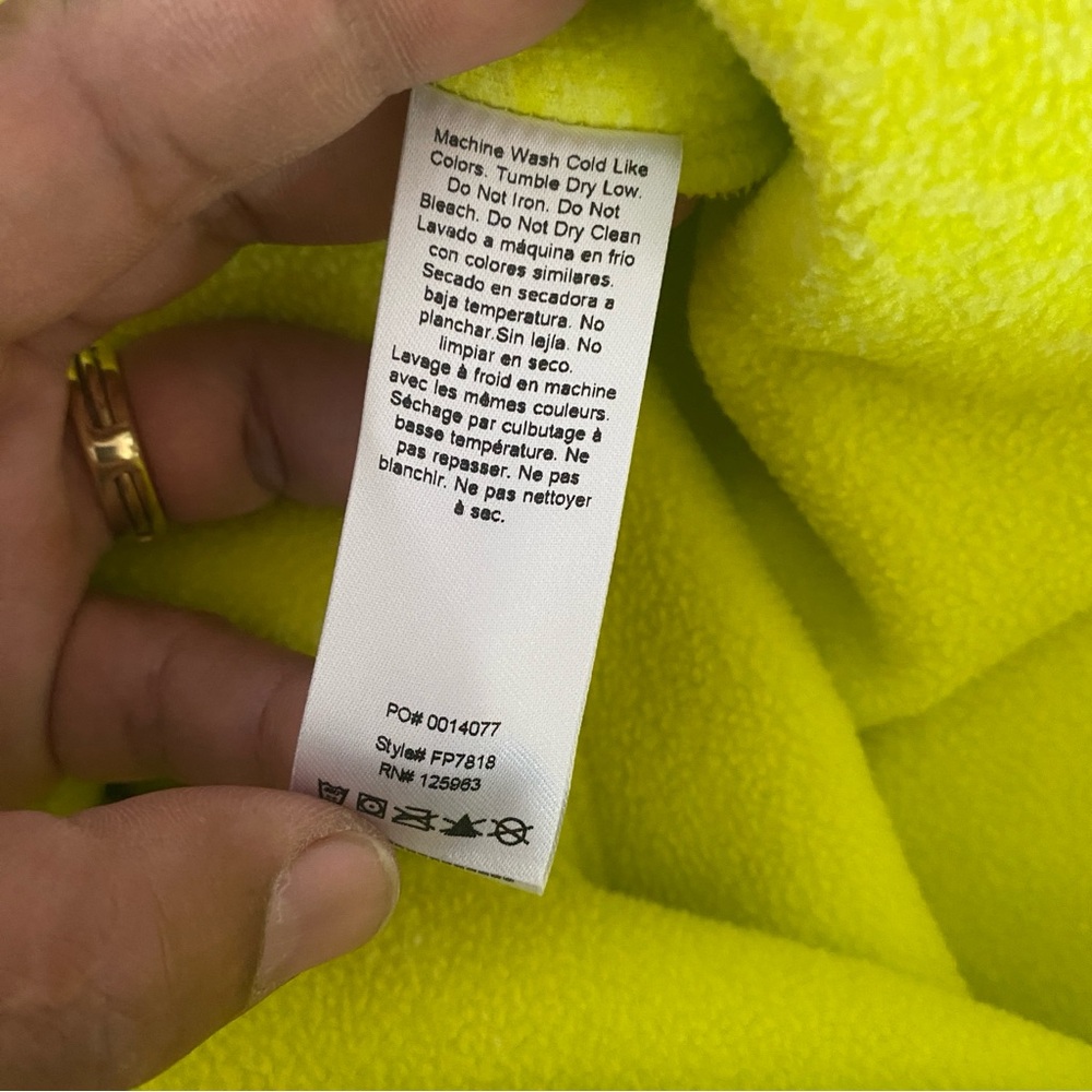 Beyond Yoga New Terrain Pullover in True Chartreuse Color Sweatshirt XS‎ Cozy - Picture 10 of 12